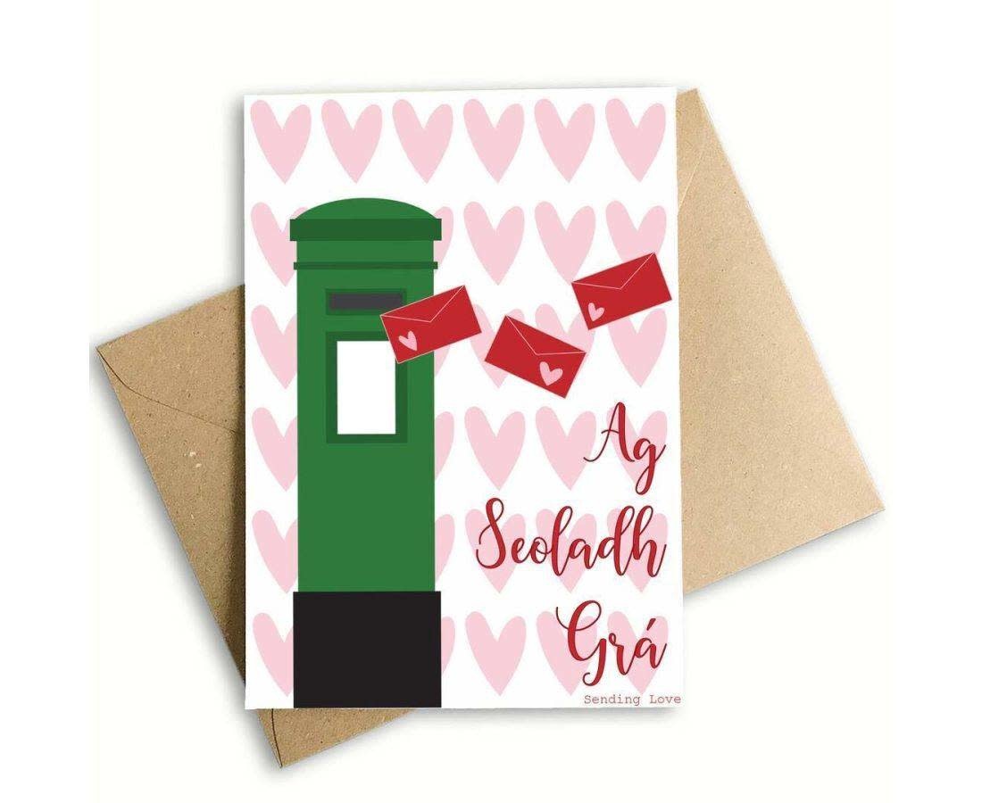 Prints of Ireland "Sending Love" Irish Post Card