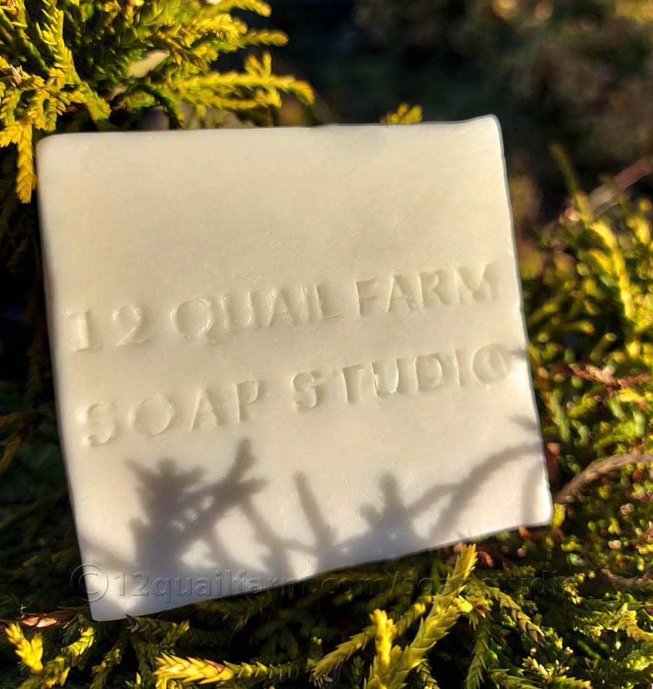 12 Quail Farm Soap Studio Fragrance Free Donkey's Milk Soap