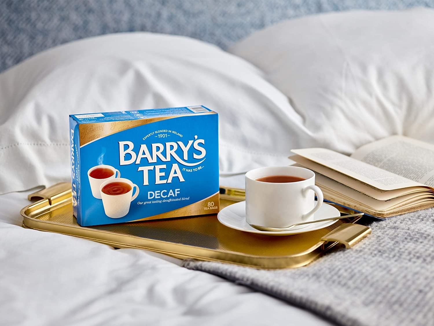 Barrys Tea Barry's Tea Decaffeinated 80 Bags 250g (8.8oz)