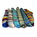 Grange Crafts Ltd Fair Isle Unisex Socks: Size Large