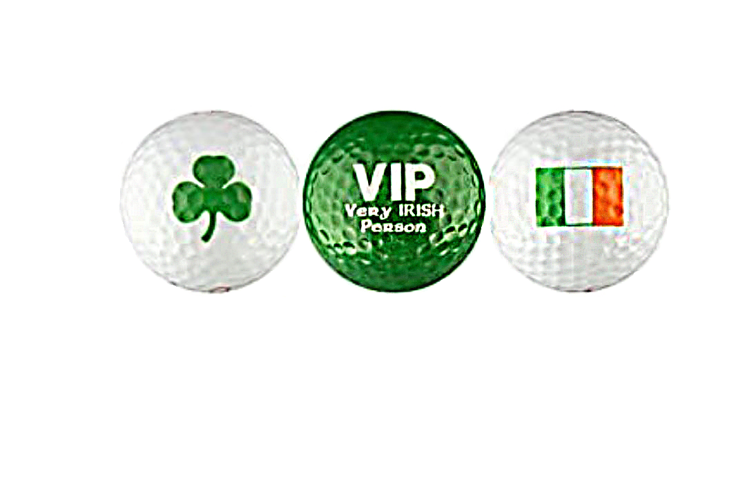 Burke and Hogan "VIP" Irish Golf Balls (3 Pack)