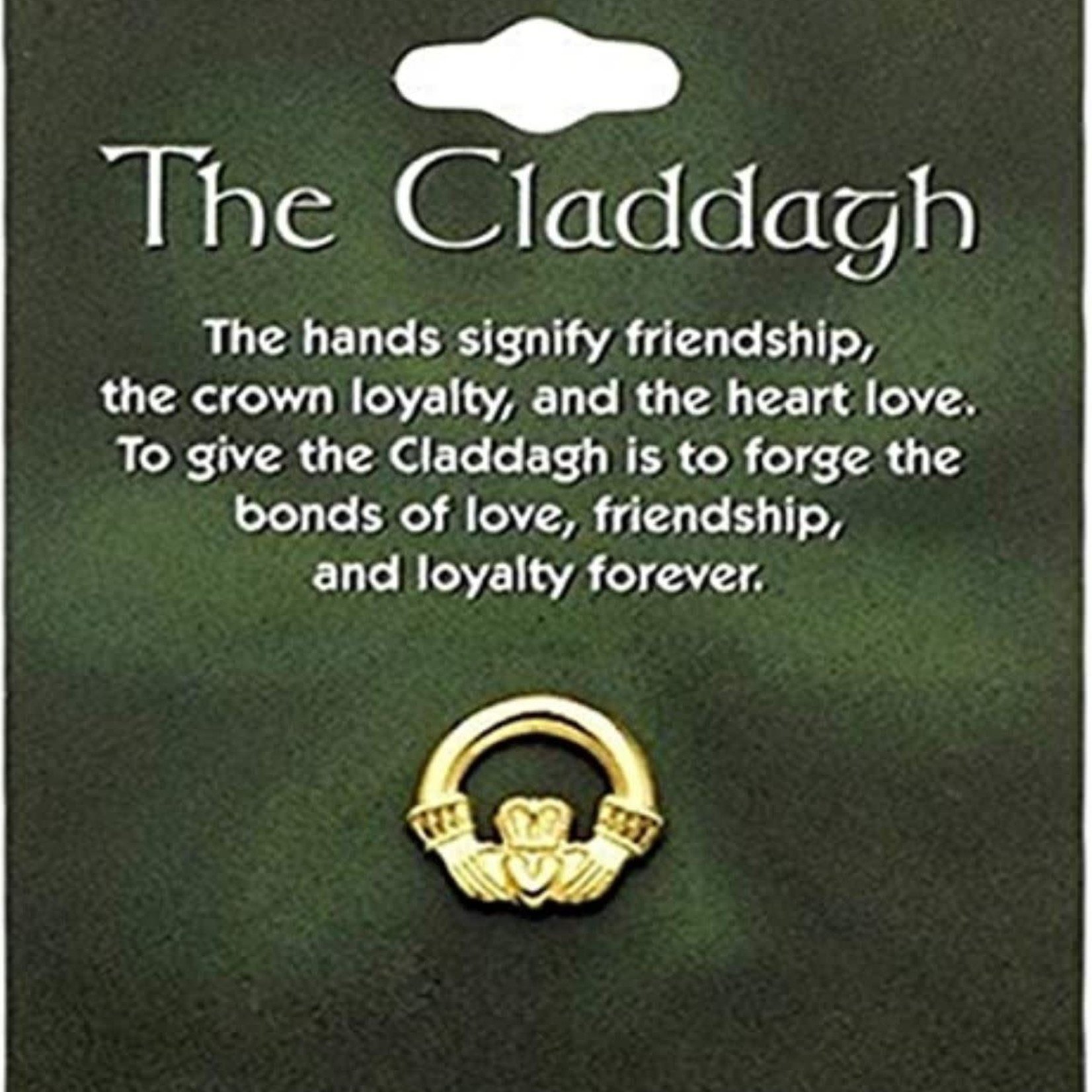 Cathedral Art Claddagh Lapel Pin (on Green Card)