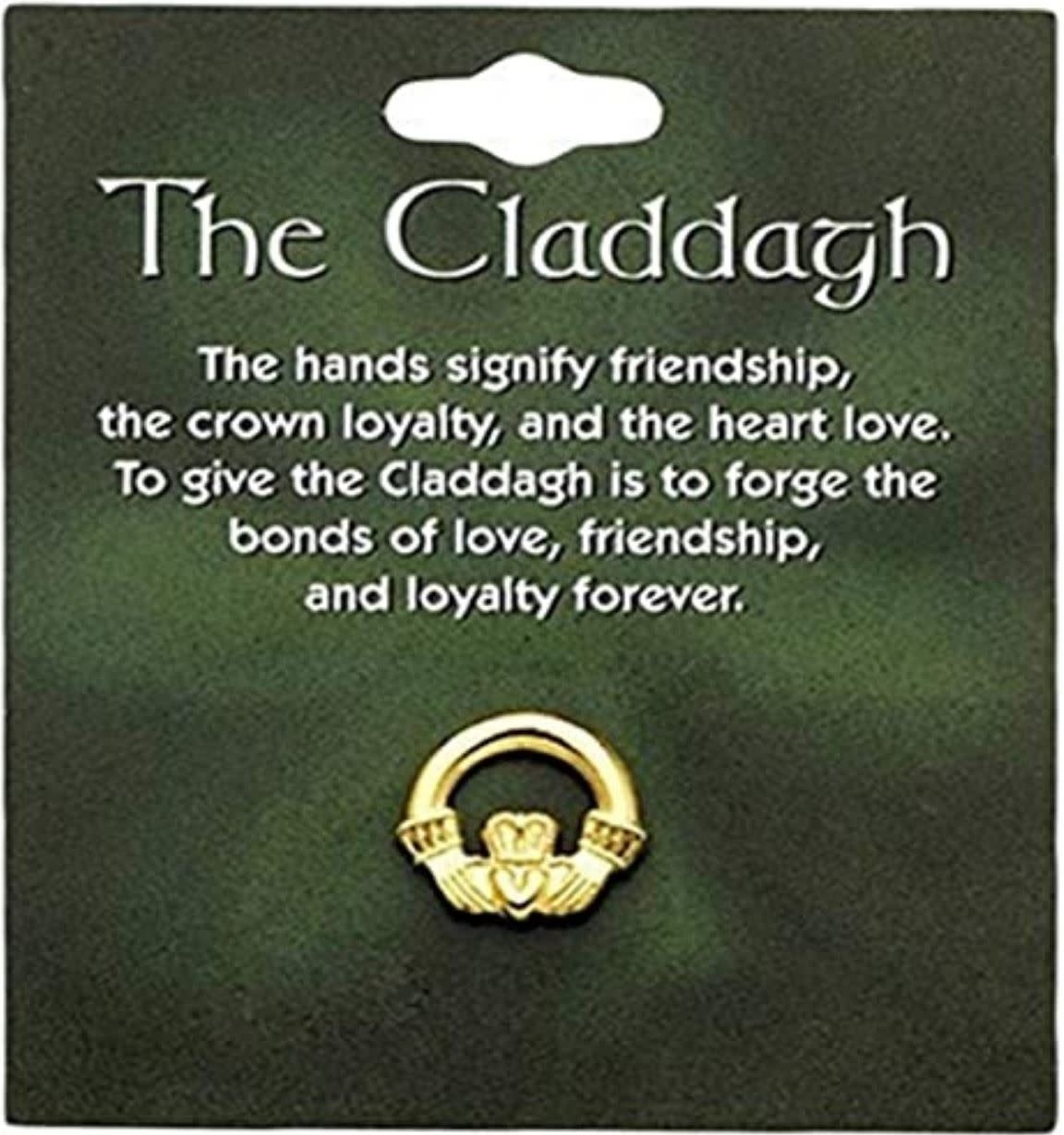 Cathedral Art Claddagh Lapel Pin (on Green Card)