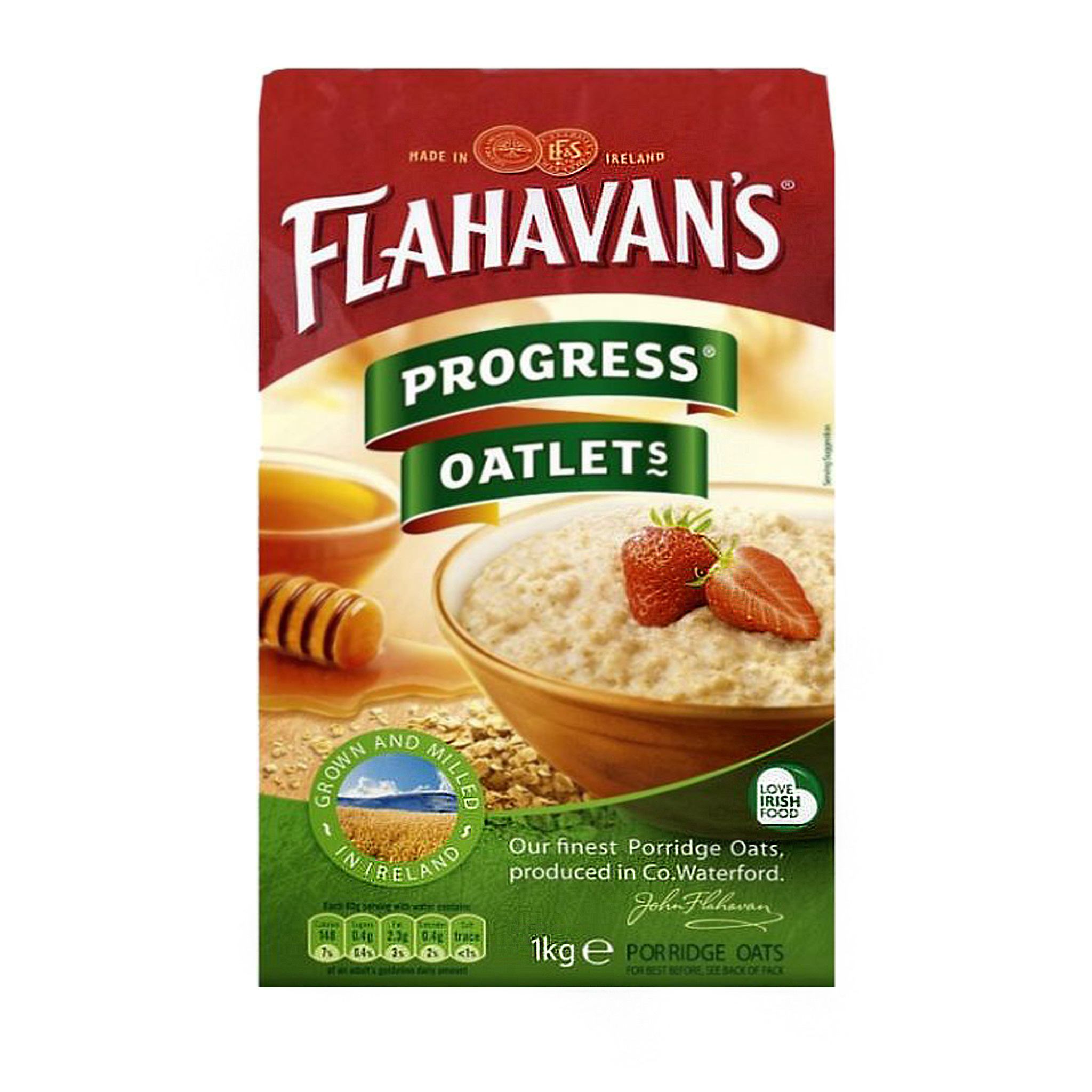 Flahavans Progress Oatmeal 1.5kg (52.9oz) - Celtic Aer