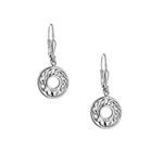 Keith Jack S/S Claddagh Leverback Earrings