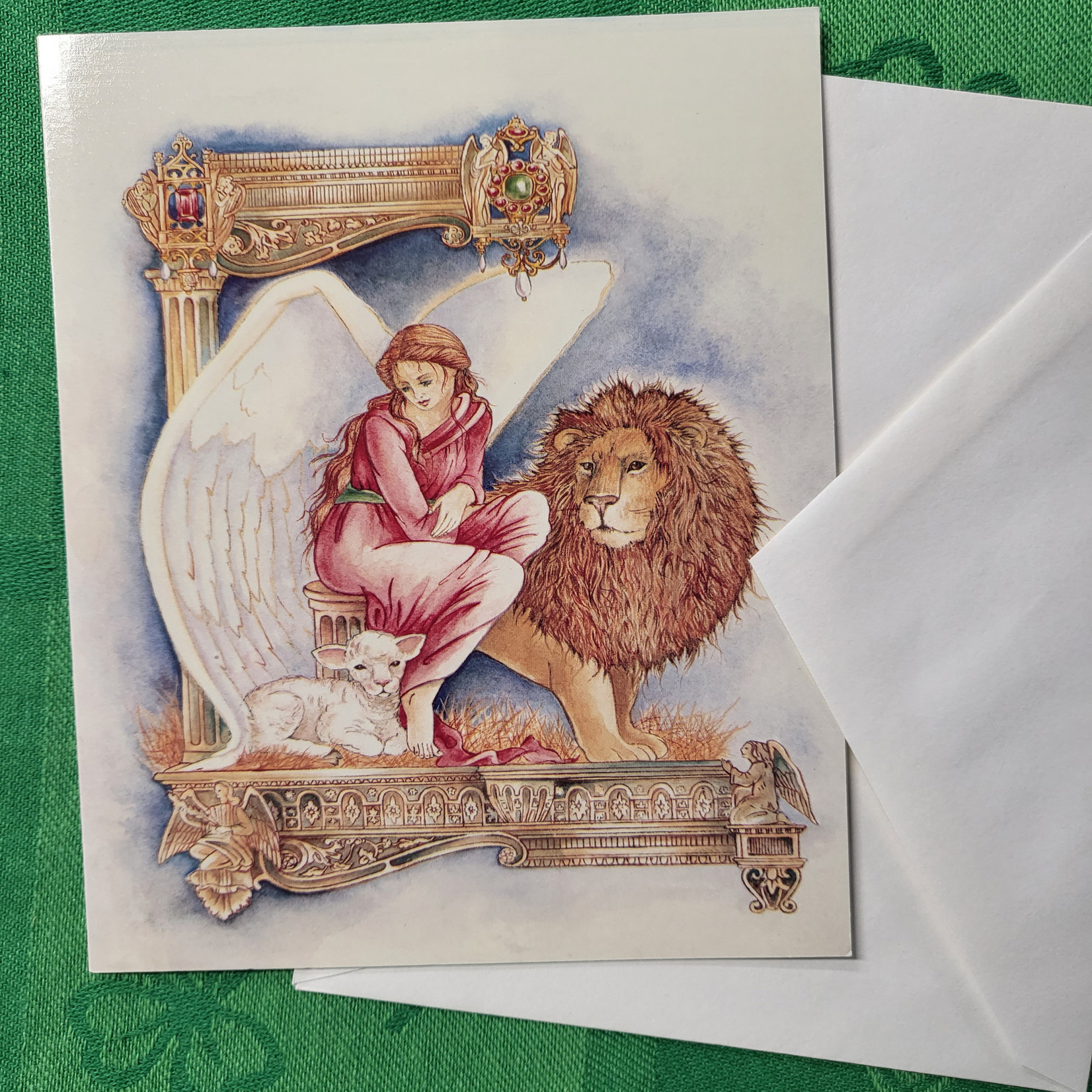 AngelStar Angel of Courage Greeting Card (Blank)