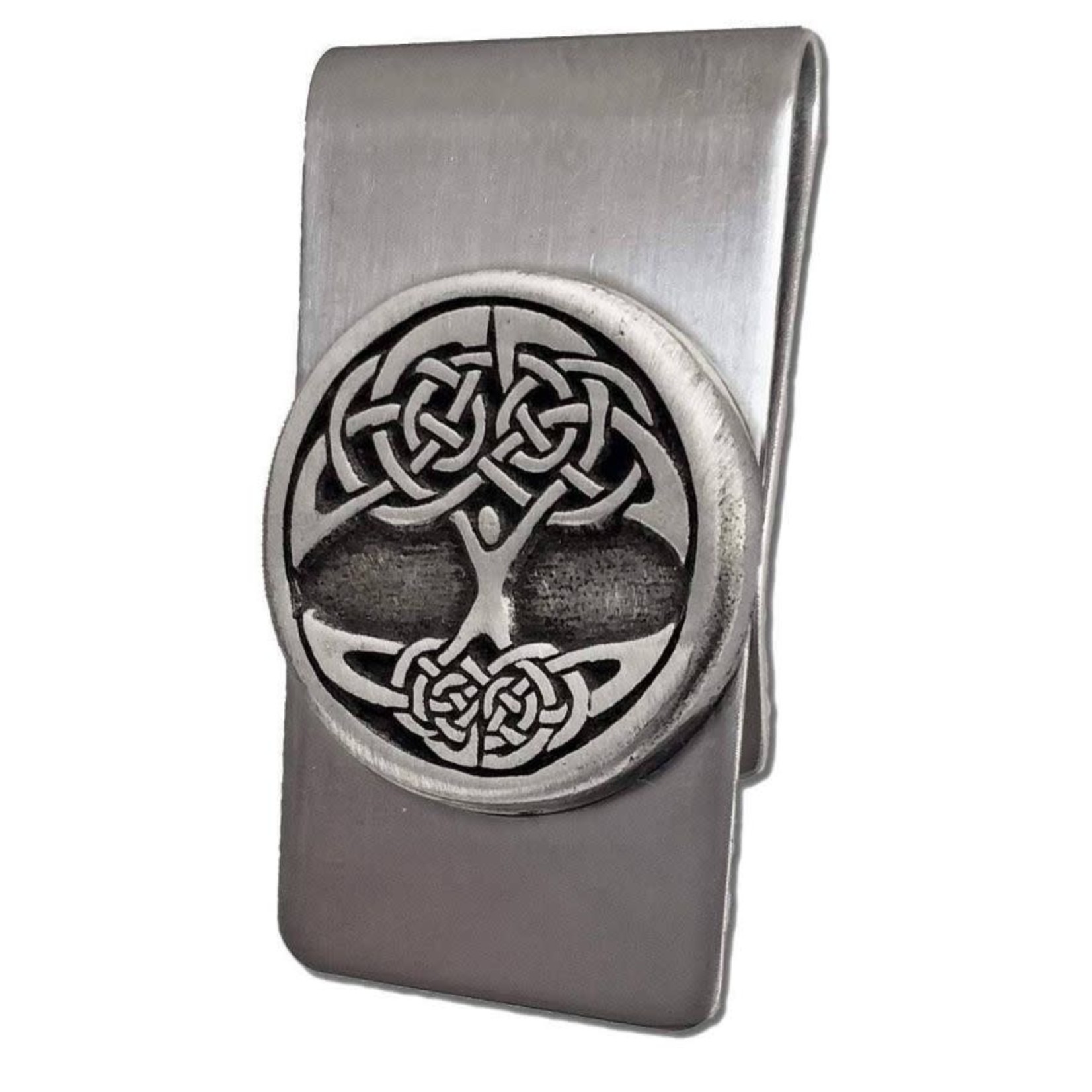 Celtic Knotworks Stainless Steel Tree of Life Money Clip