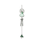 Bridgets of Erin Wind Chime - Stained Glass Angel/Shamrock