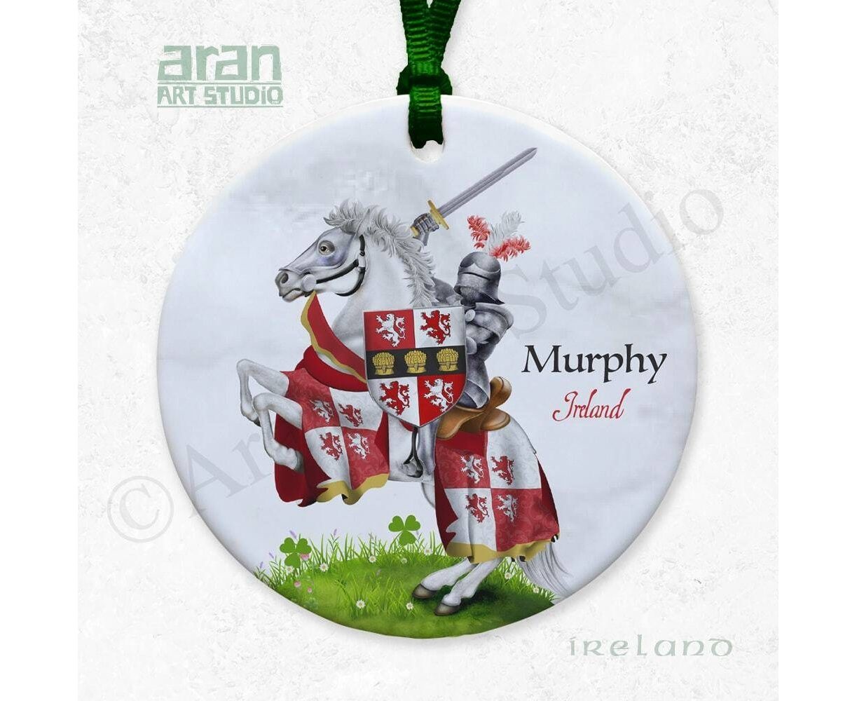 Aran Art Studio Coat of Arms Ornament with Meaning: Murphy