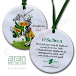 Aran Art Studio Coat of Arms Ornament with Meaning: O'Sullivan