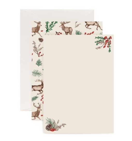 Cherith Harrison Reindeer Stationery Set