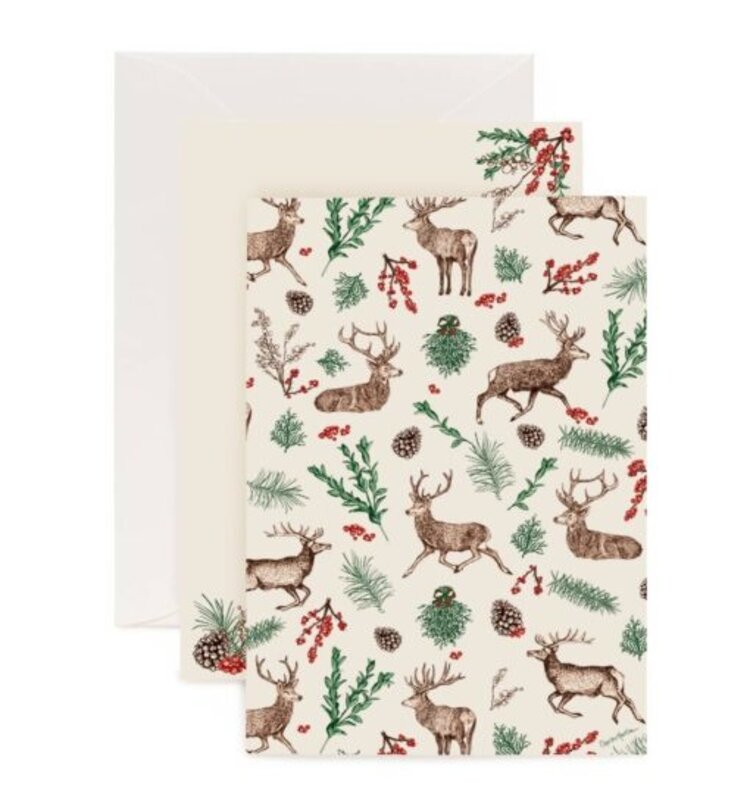 Cherith Harrison Reindeer Stationary Set