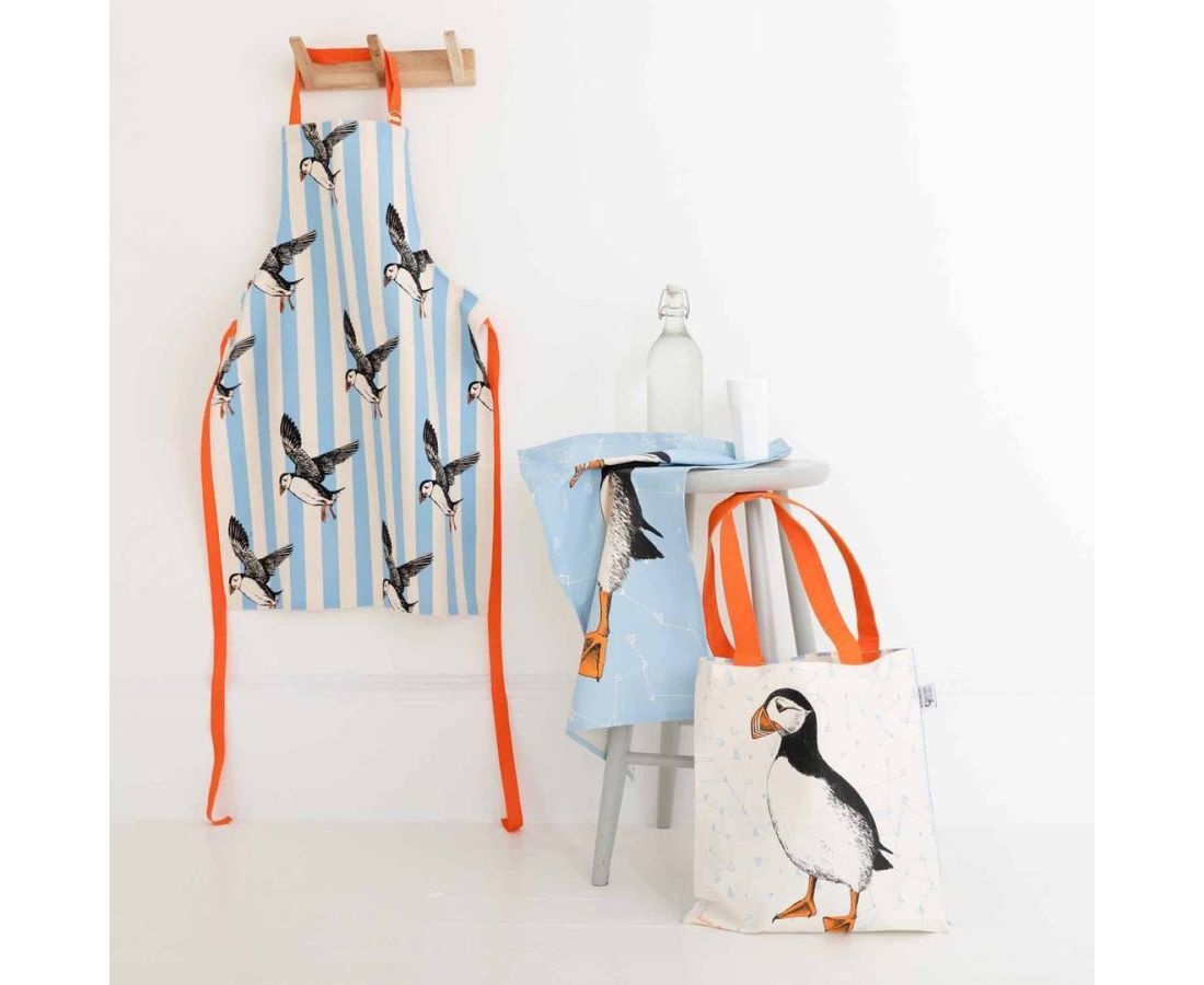 Cherith Harrison Nautical Puffin Apron