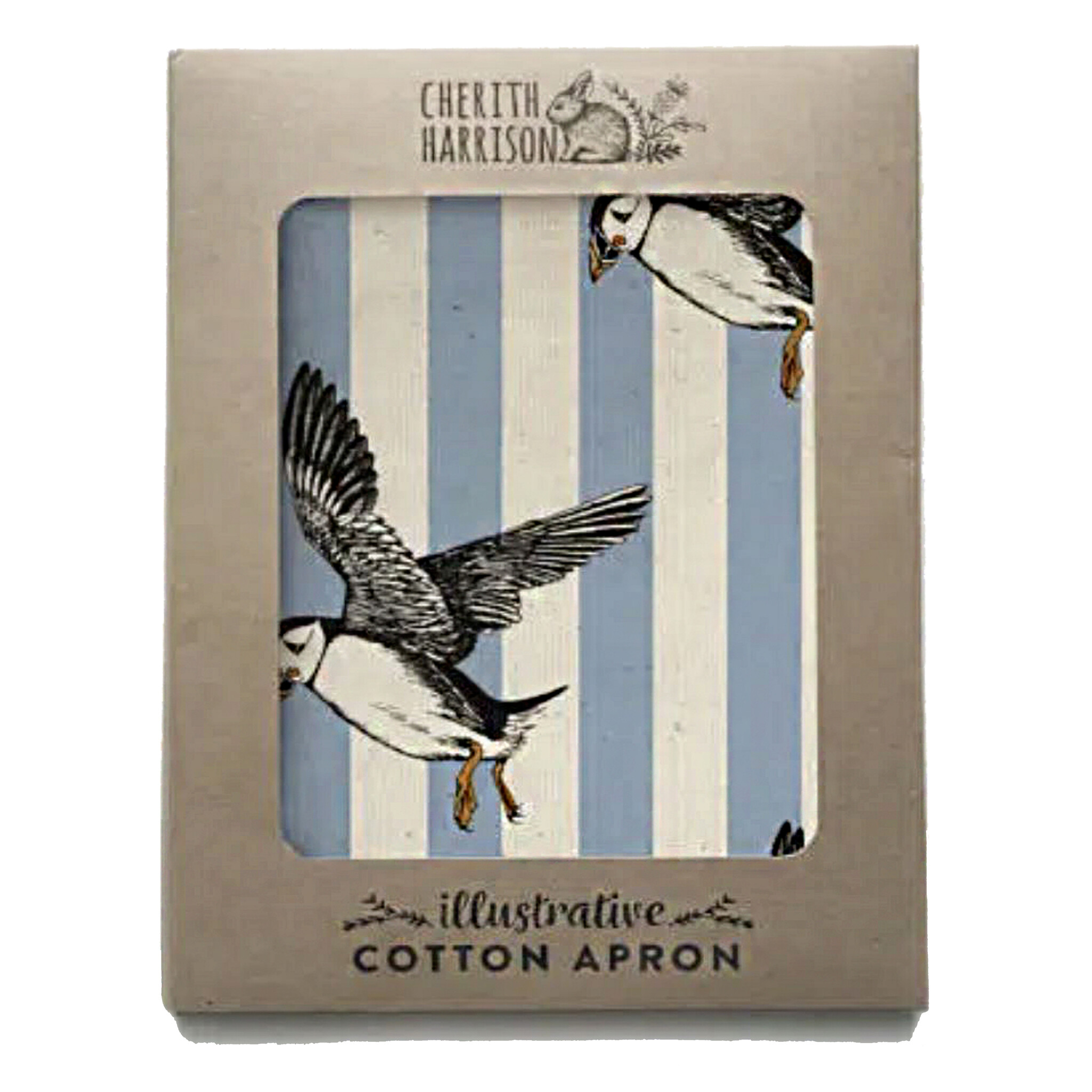 Cherith Harrison Nautical Puffin Apron
