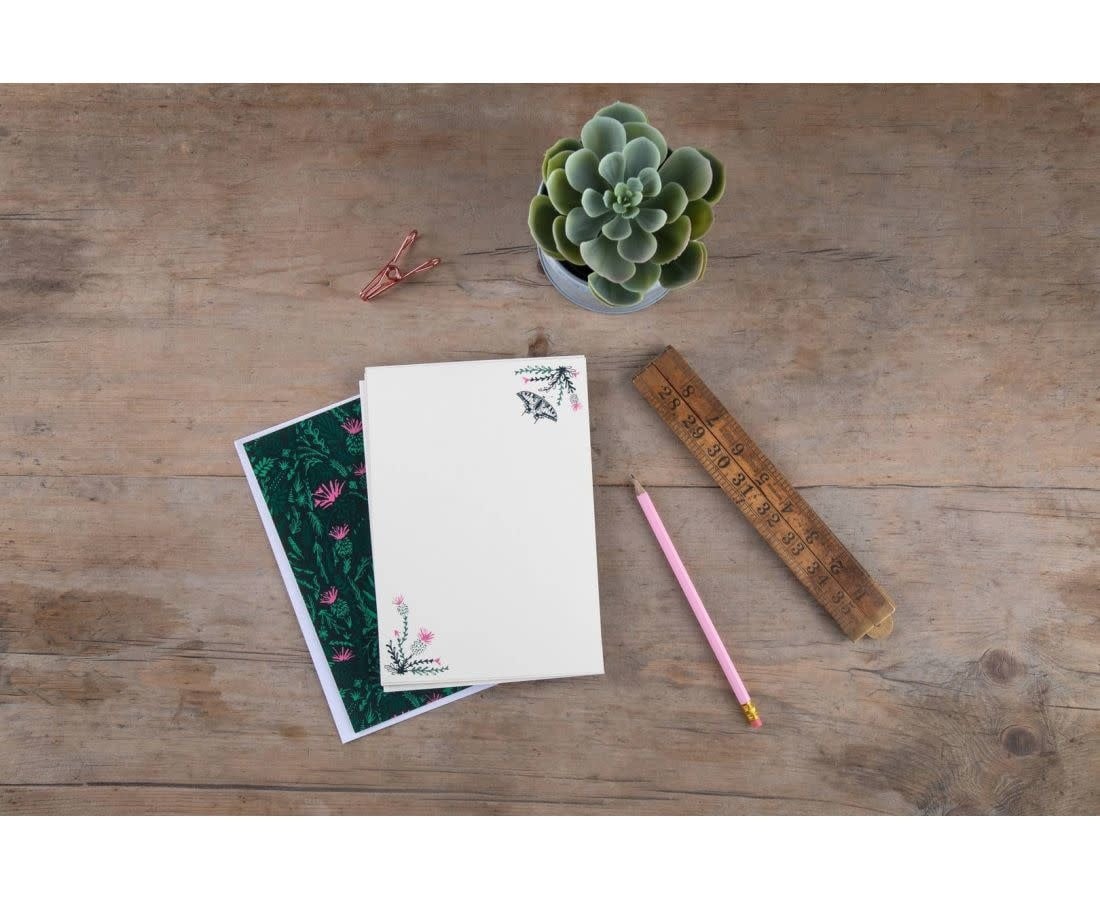 Cherith Harrison Thistle and Butterflies Stationery Set