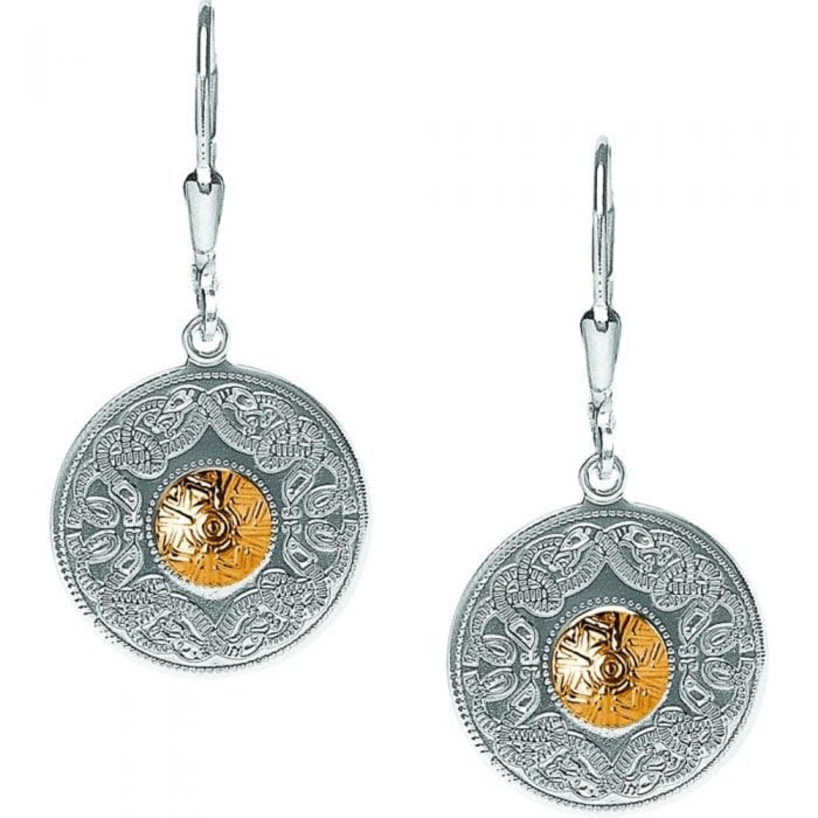 Celtic Warrior S/S Celtic Warrior Drop Disc Earrings(Md)