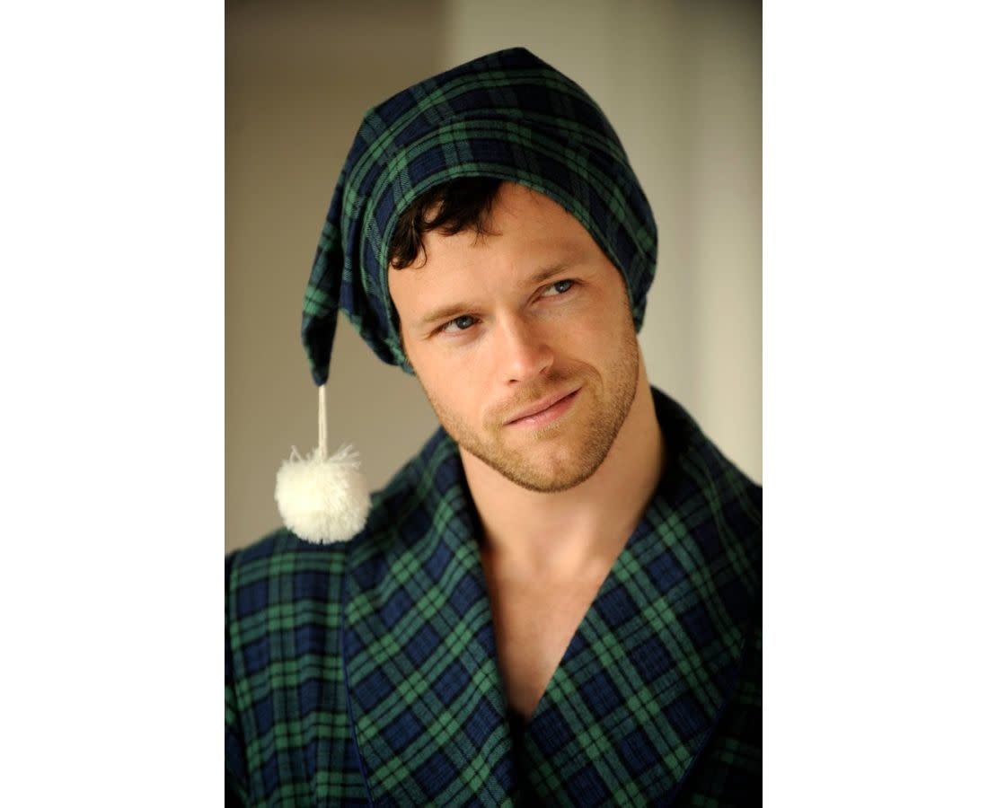 Lee Valley Ireland Green and Navy Tartan Nightcap