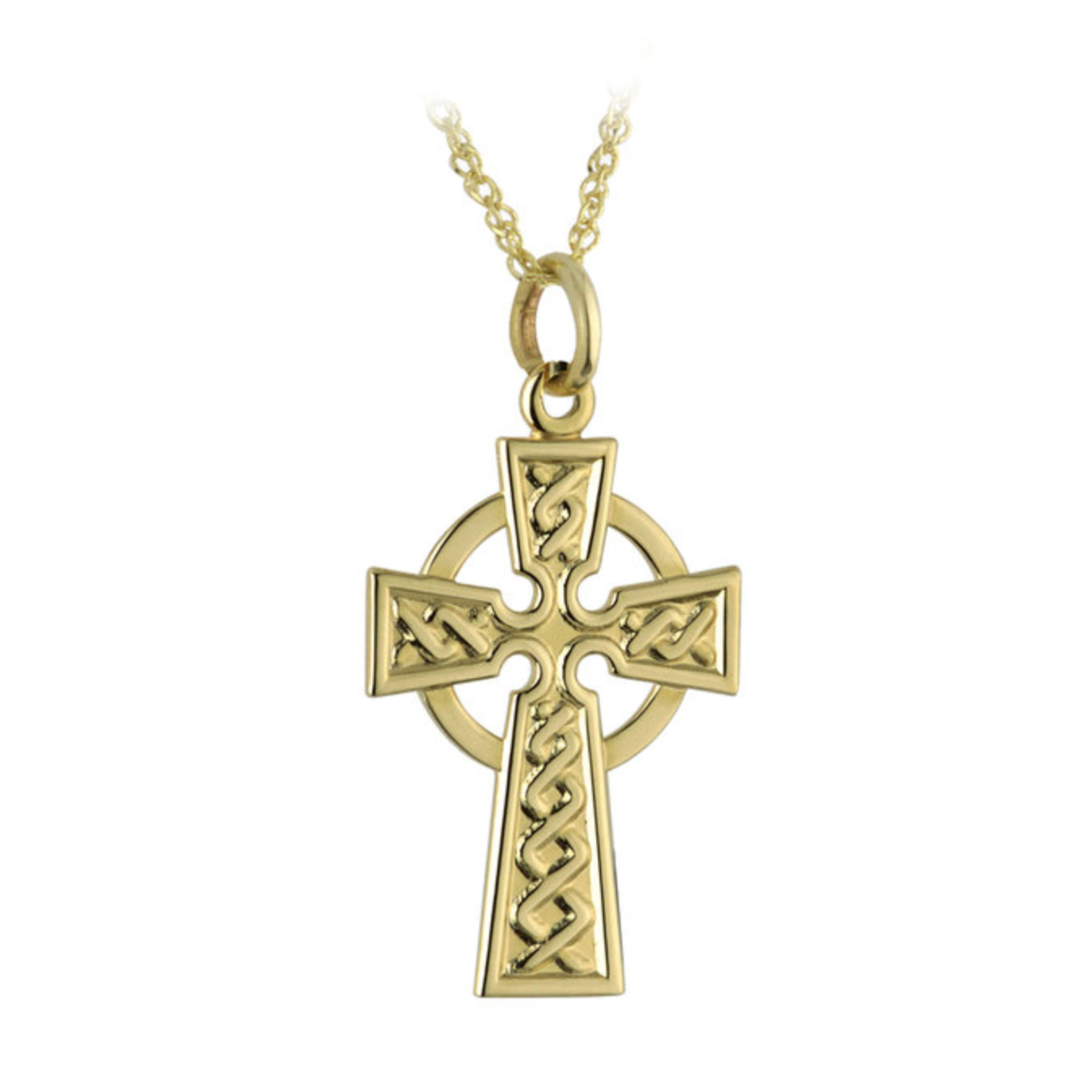 Solvar 10k Gold Celtic Cross -Small