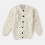 Aran Woollen Mills Child's Aran SuperSoft Cardigan