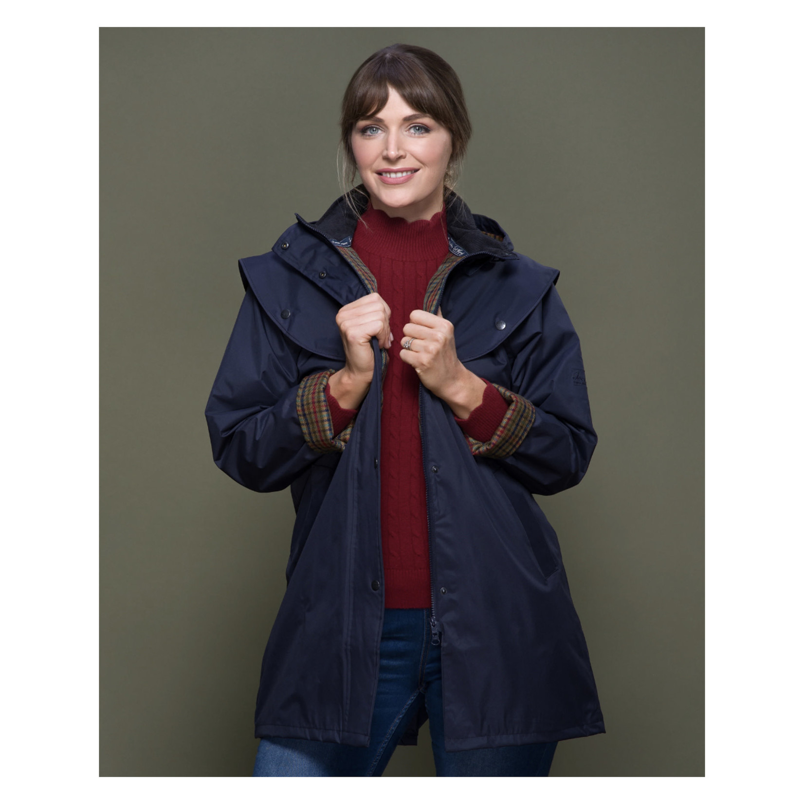 Jack Murphy Navy Waterproof Cotswold Jacket