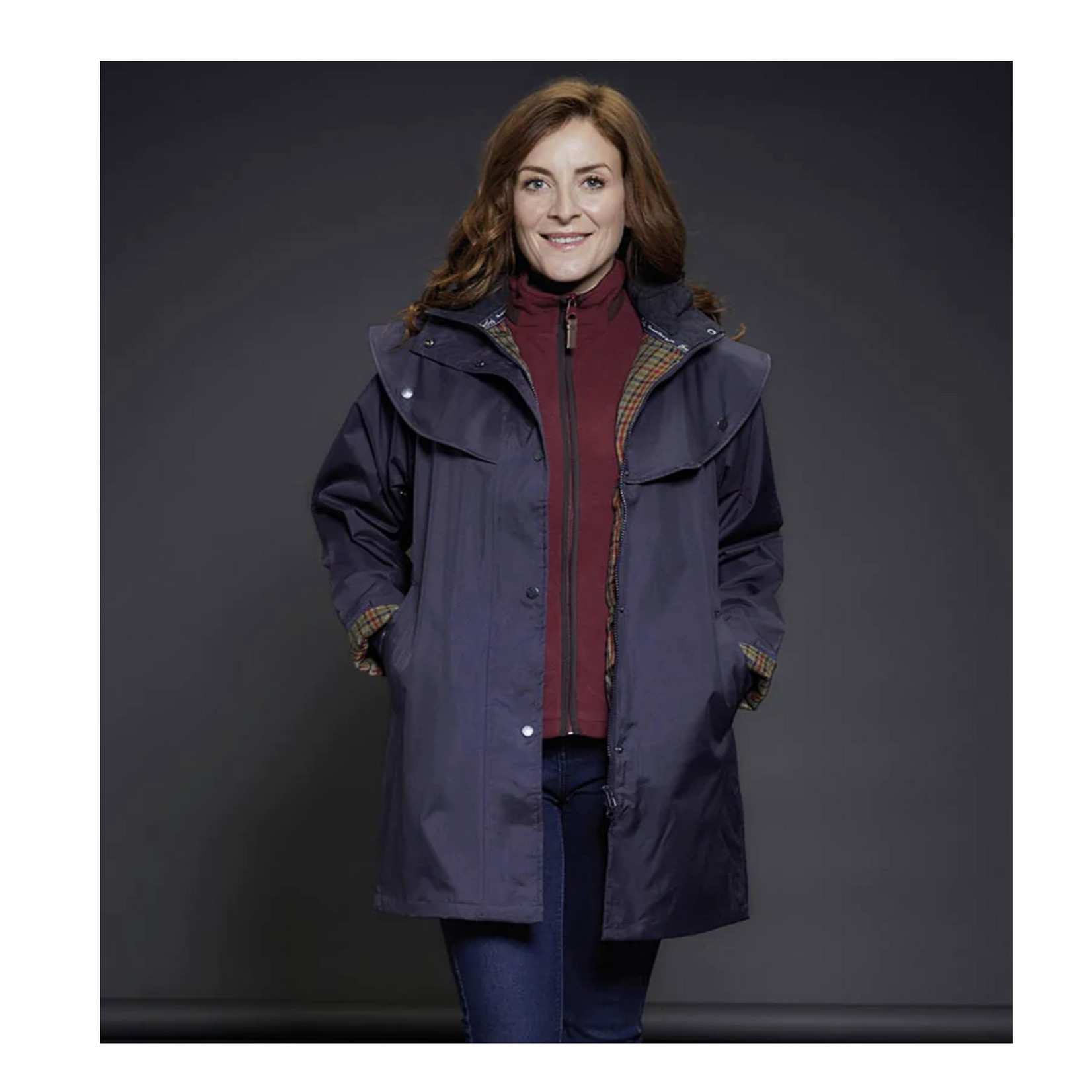 Jack Murphy Navy Waterproof Cotswold Jacket