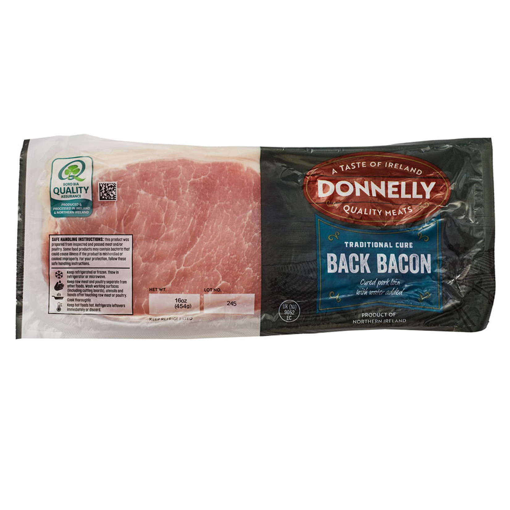 Donnelly Donnelly Irish Back Bacon 227g (8oz)