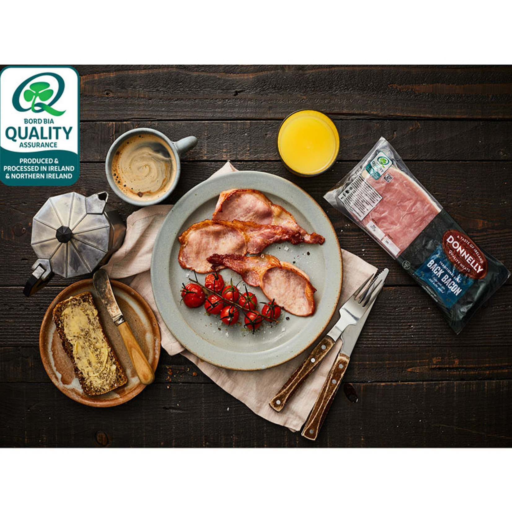 Donnelly Donnelly Irish Back Bacon 227g (8oz)