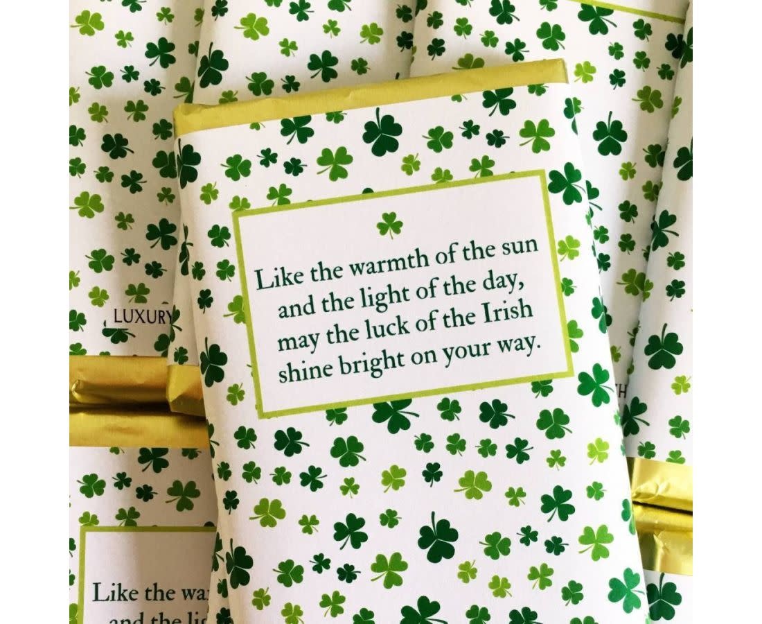 Sweet Living Kilkenny "Warmth of the Sun" Blessing Chocolate Bar