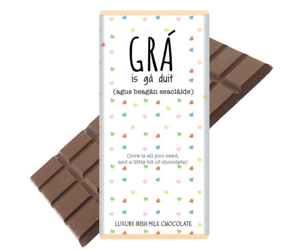 Sweet Living Kilkenny "Grá is gá duit...All You Need is Love (And Chocolate)" Chocolate Bar