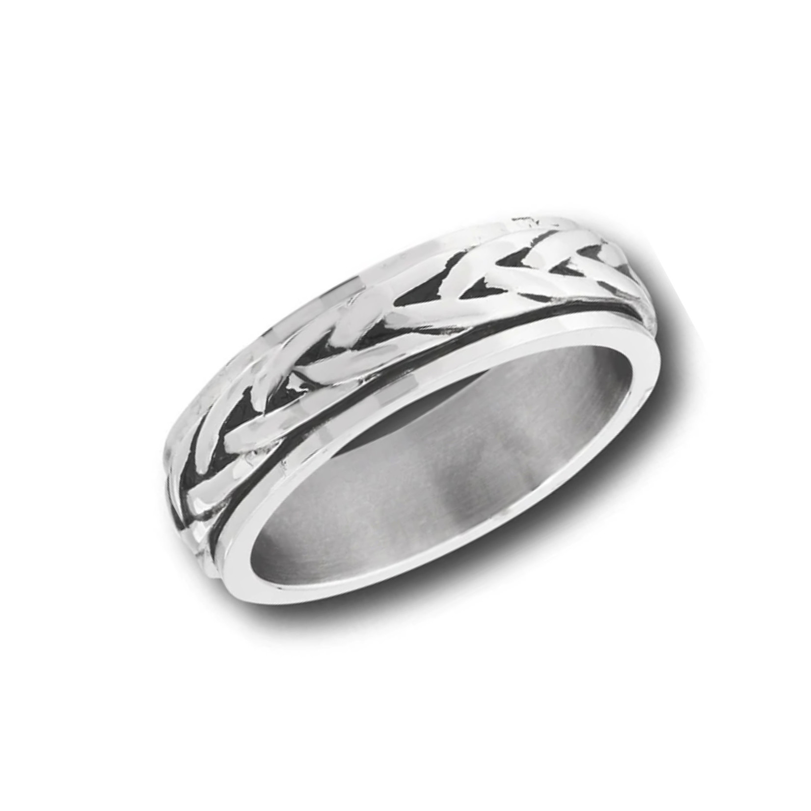 Timeless Irish Treasure Celtic Knot Spinner Ring
