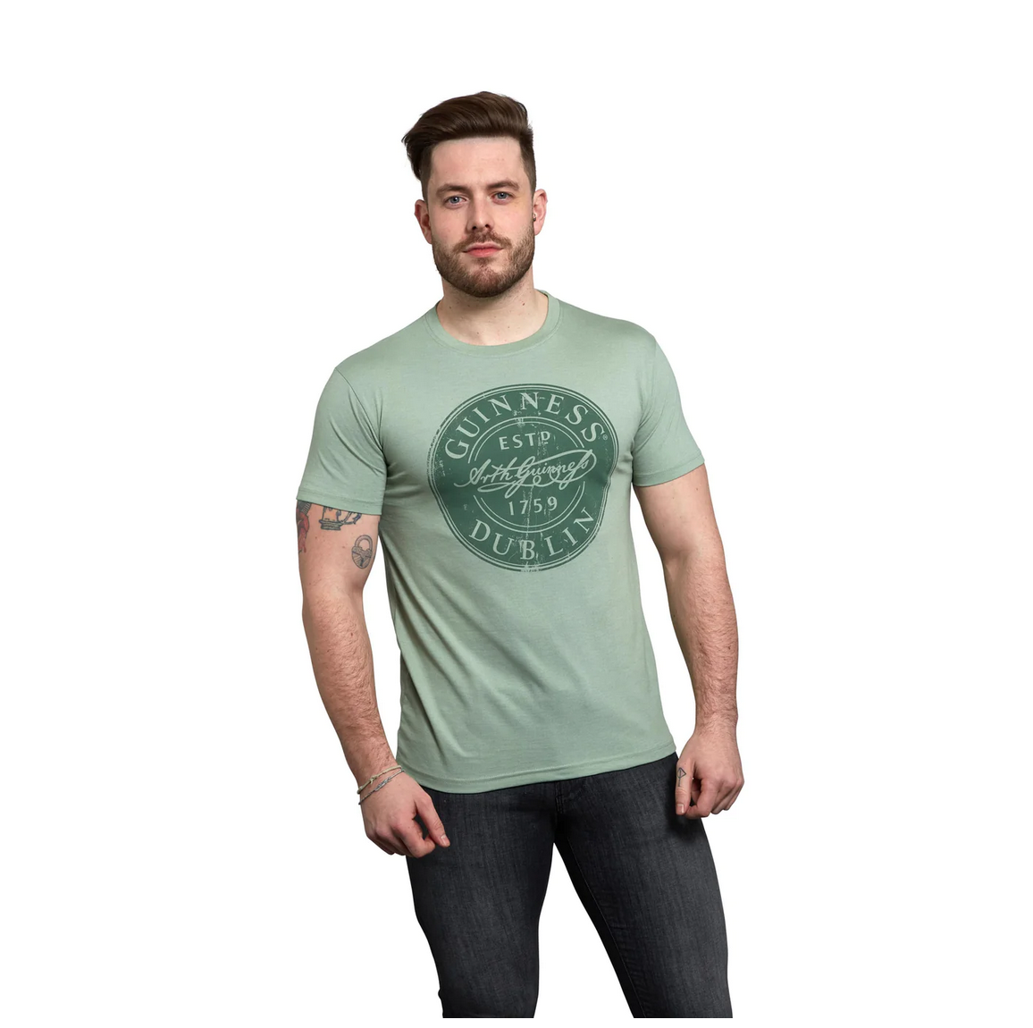 The JTG Guinness Green Bottle Cap T-Shirt