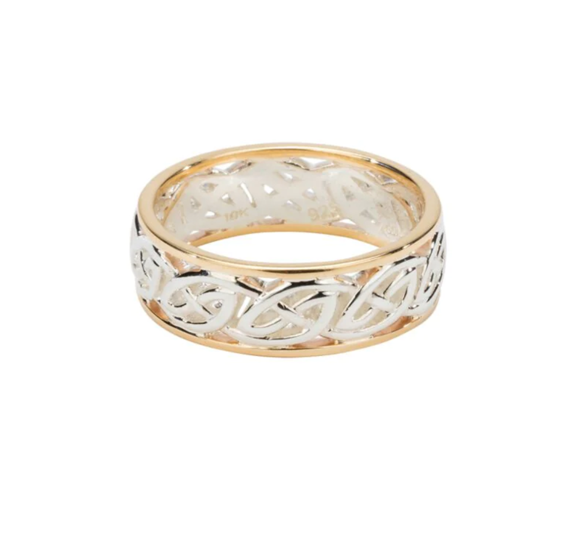 Keith Jack Silver + 10k Gold Ness Ring