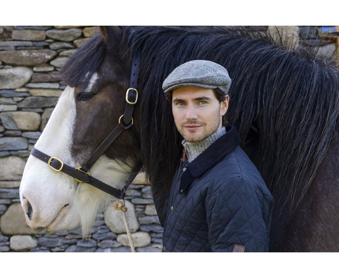 Mucros Trinity Wool Cap w/ Charcoal Fleck