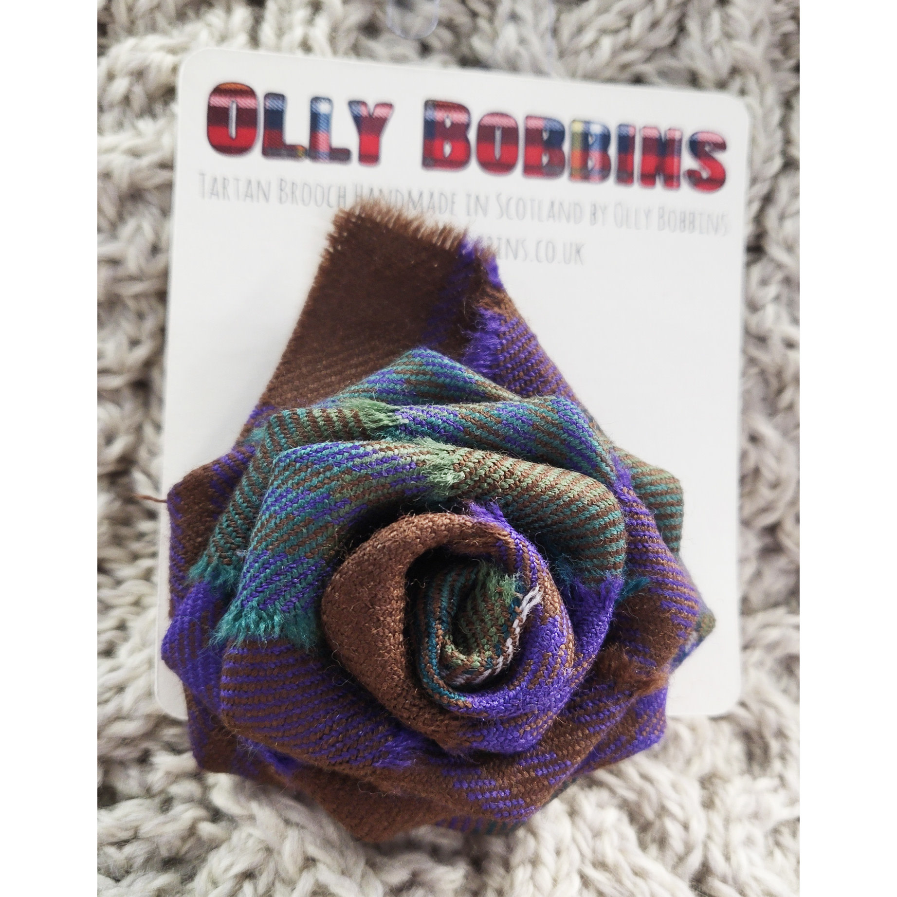 Olly Bobbins Tartan Brooch: Isle of Skye