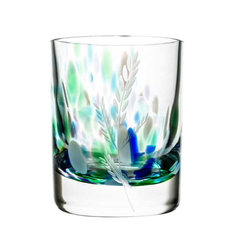 Irish Handmade Glass Company Wild Atlantic Way Whiskey Tumbler