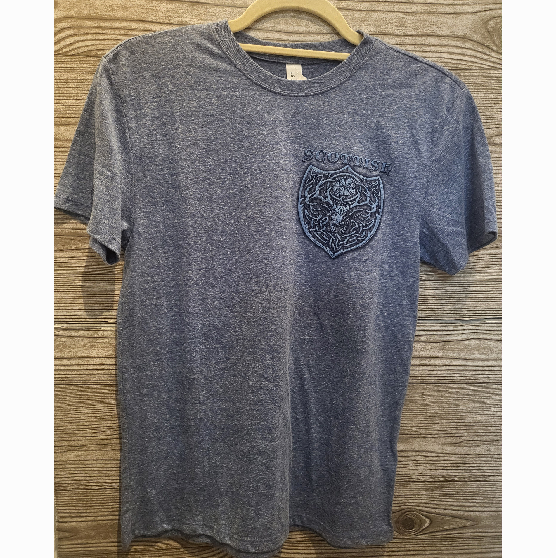 Coastal Tees Scottish Stag Puff T-Shirt