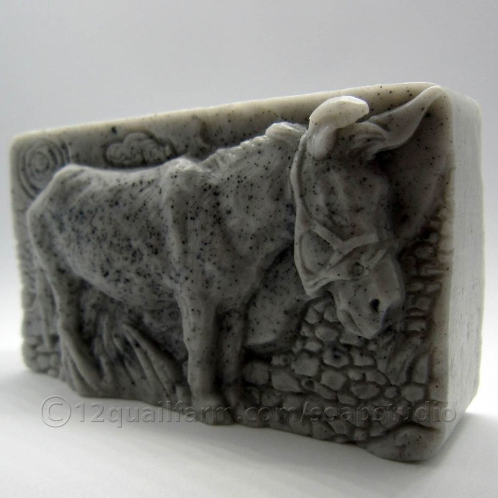 12 Quail Farm Soap Studio Donkey Soap (Grey)