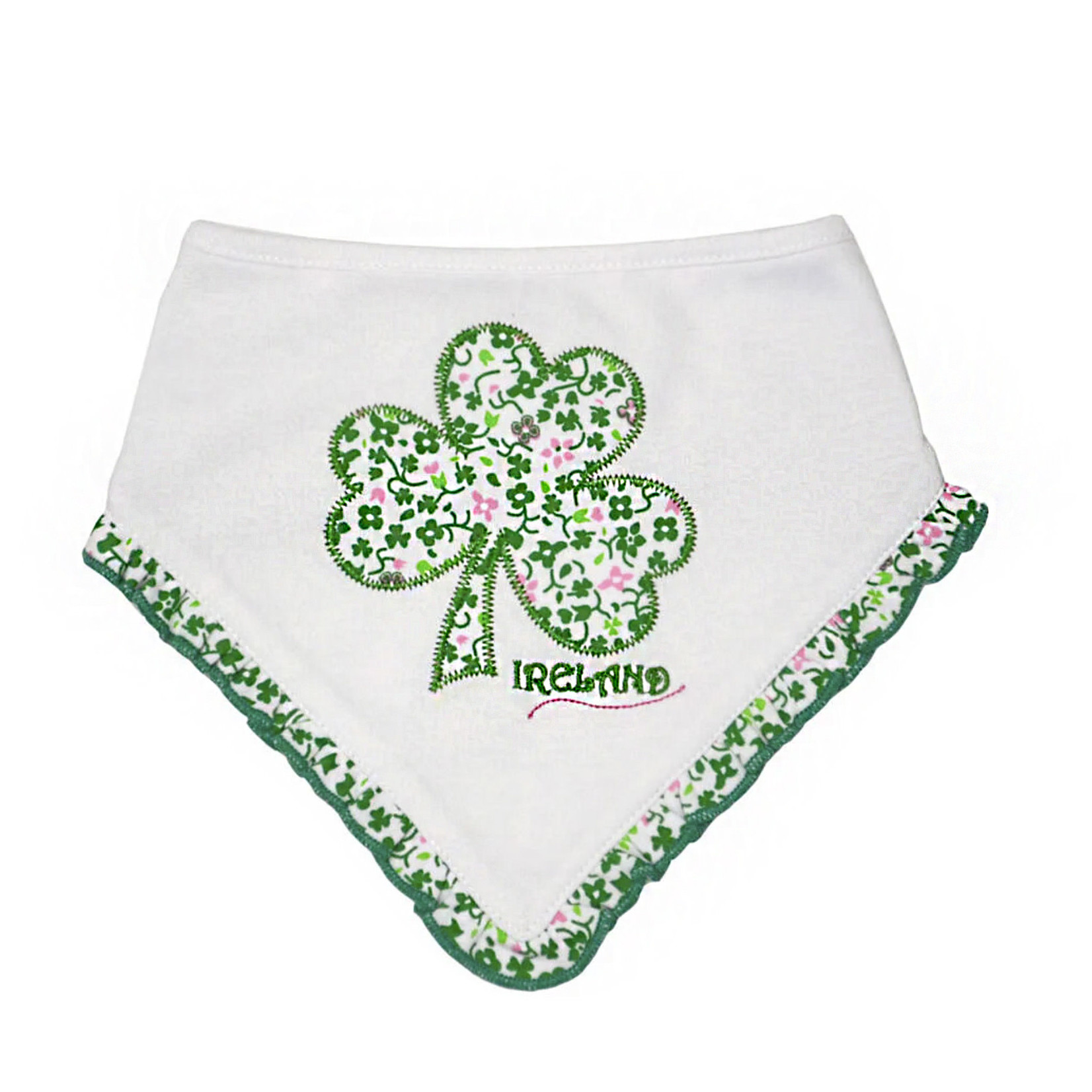 Bandana Bib with Shamrock