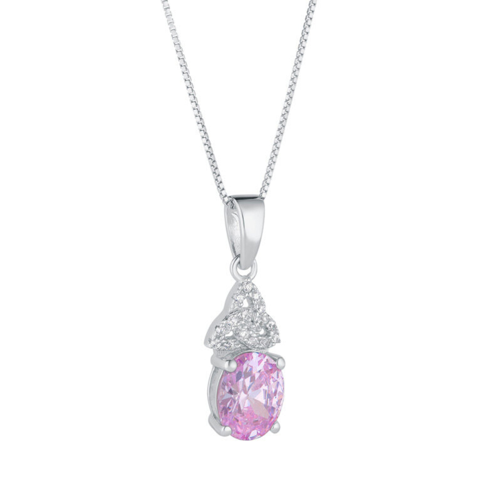 Solvar S/S Trinity Birthstone Pendant