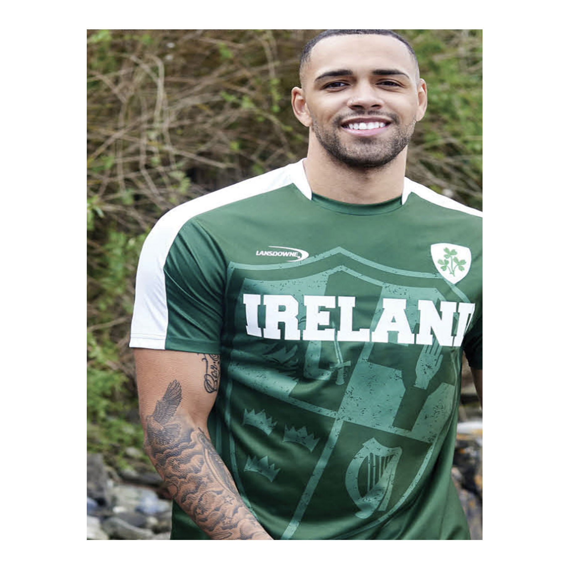 Lansdowne Dark Green Ireland Sublimated Shirt