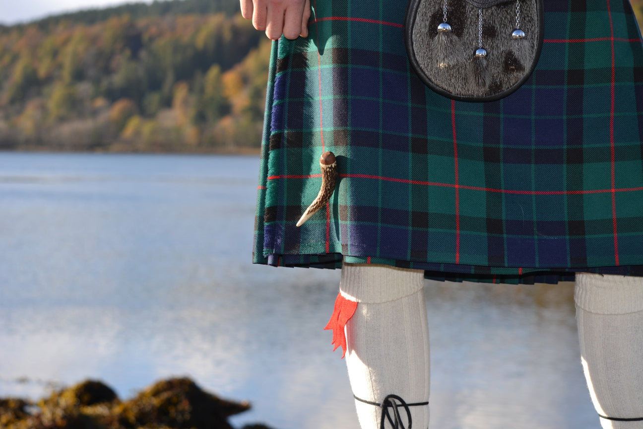 J Boult Antler Point Red Deer Kilt Pin