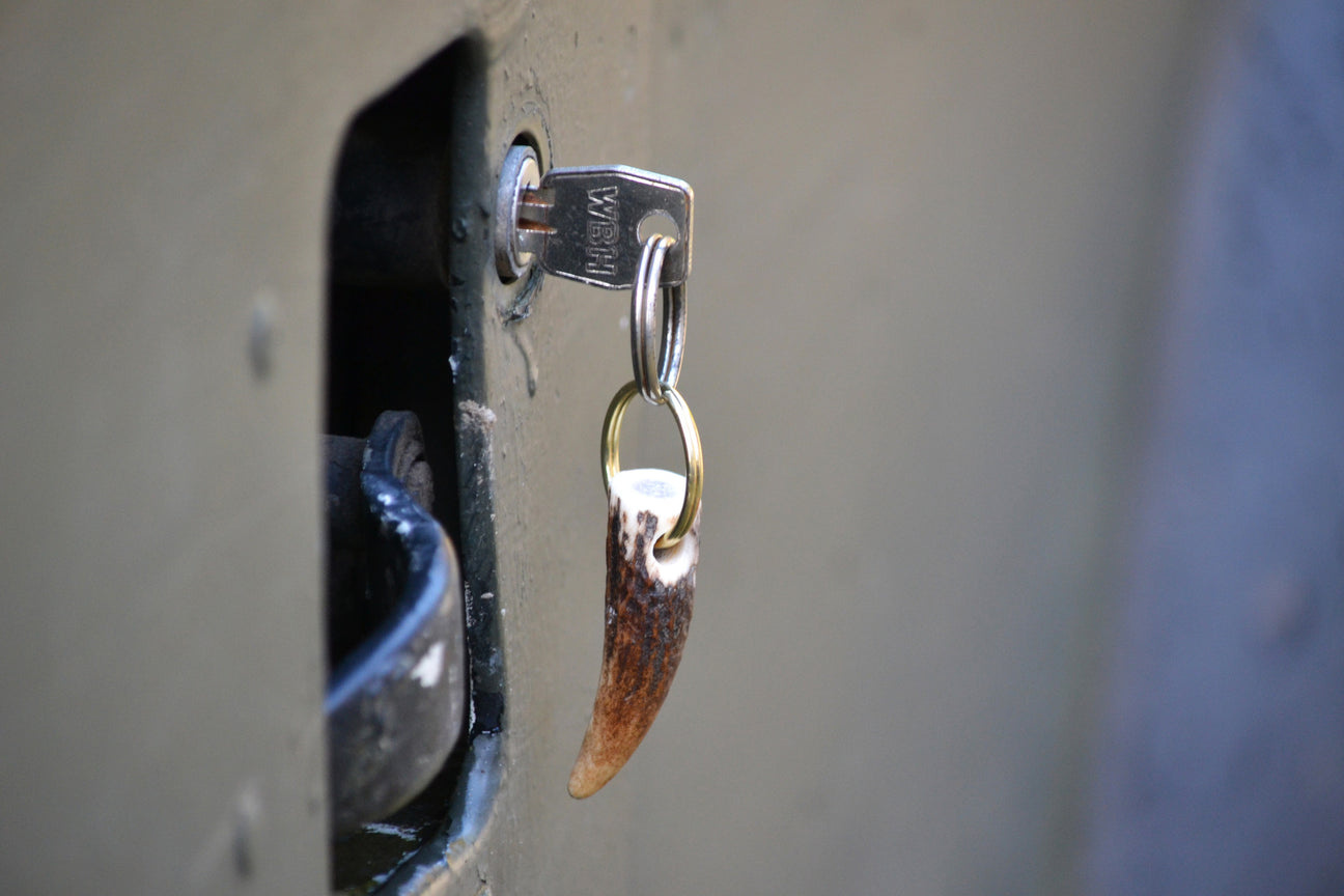 J Boult Antler Point Key Ring Red Deer