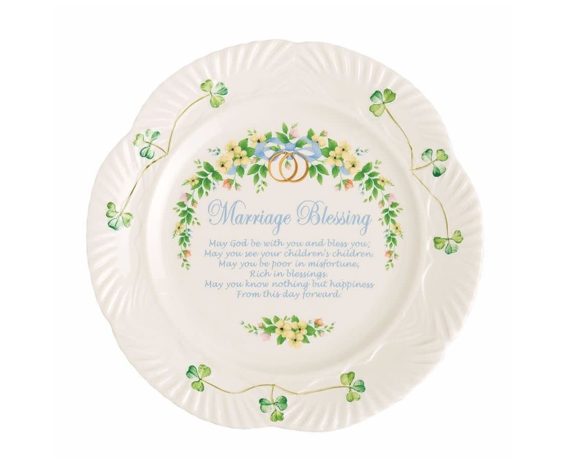 Belleek Belleek Marriage Blessing Plate