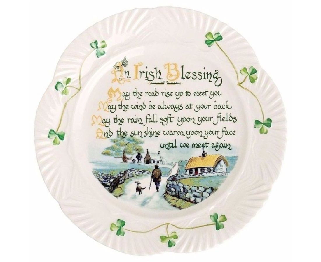 Belleek Belleek Irish Blessing Plate