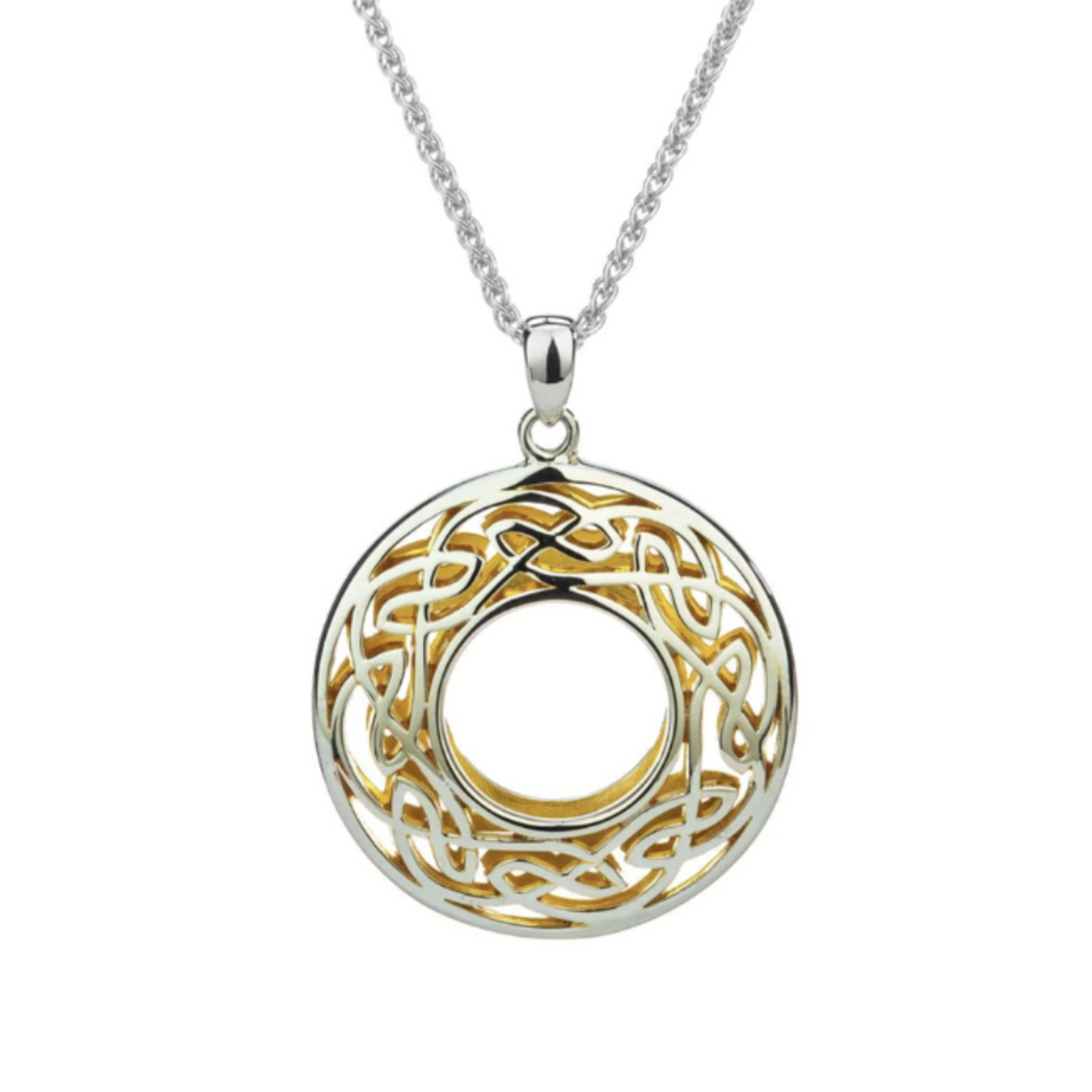 Keith Jack Silver + 22k Window to Soul Necklace