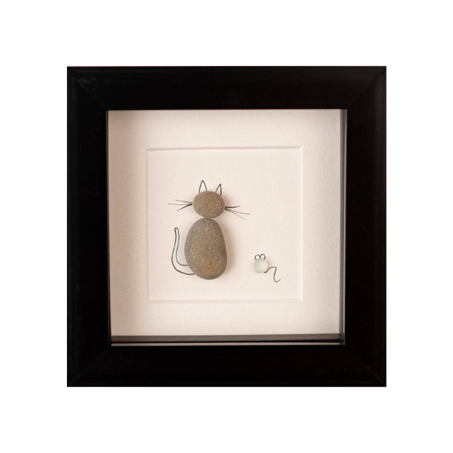 Simply Mourne Cat Frame: Black