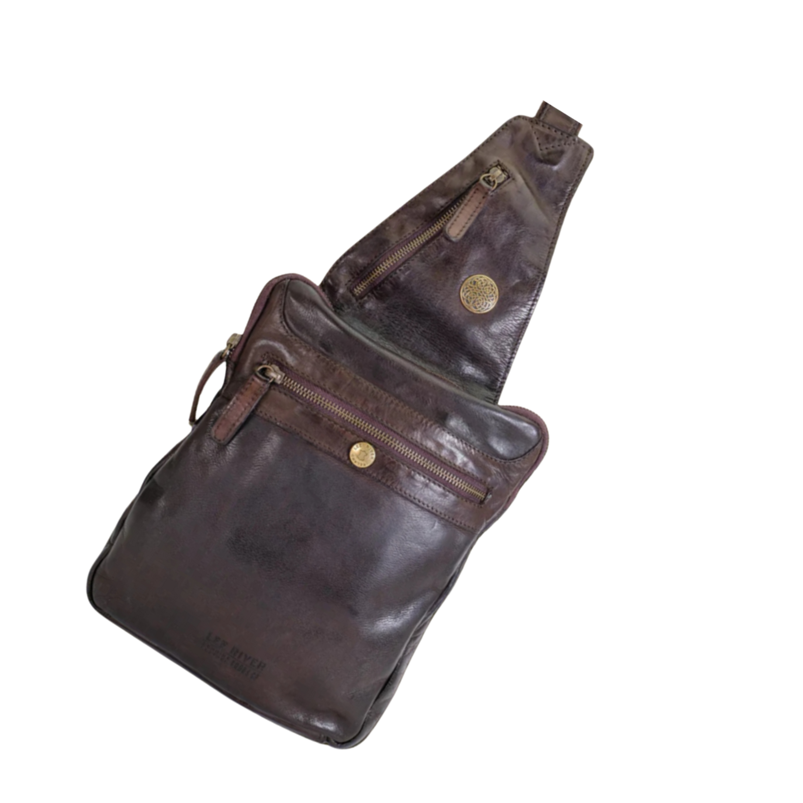 Lee River Leather Sling Cross-body Bag