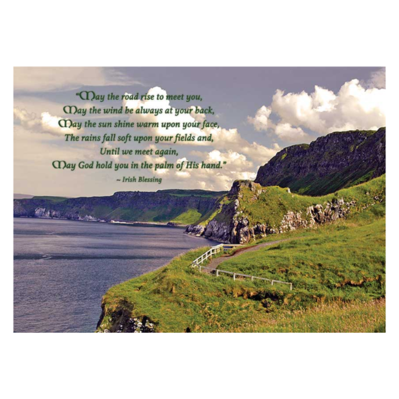 Mundo Images Sympathy Card: May the Road Rise