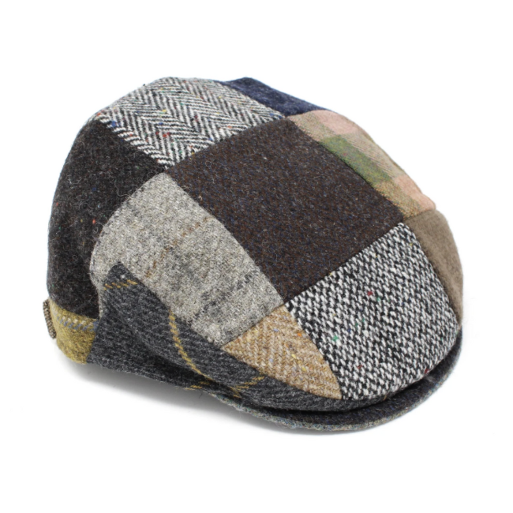 Hanna Hats Child's Tweed Flat Cap: Patch