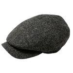 Hanna Hats Daithi Tweed Cap Grey S&P